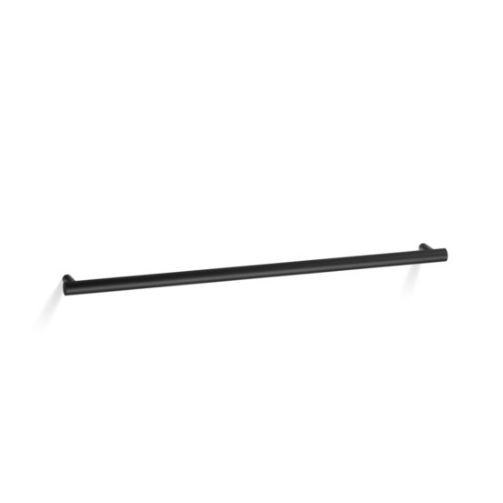 Handtuchstange HTE 60 aus Messing pulverbeschichtet in Schwarz matt von Decor Walther aus der Serie BAR