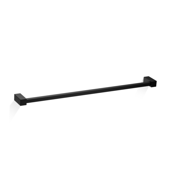 Handtuchstange HTE60 aus Messing pulverbeschichtet in Schwarz matt von Decor Walther aus der Serie CORNER