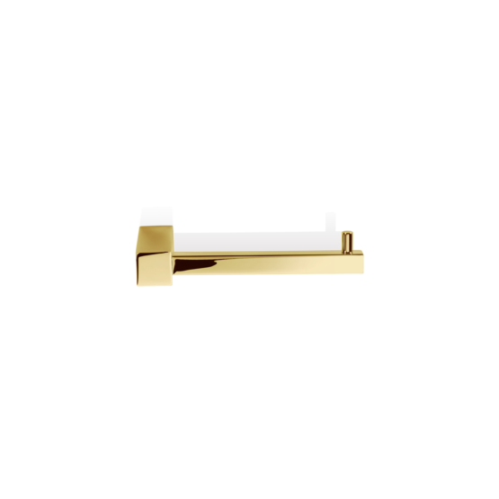 Toilettenpapierhalter aus Messing vergoldet in Gold von Decor Walther aus der Serie CORNER