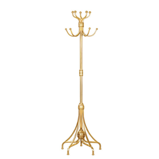 Luxus Bademantel- & Handtuchständer aus Messing in Gold aus der Serie FS01 von Cristal & Bronze