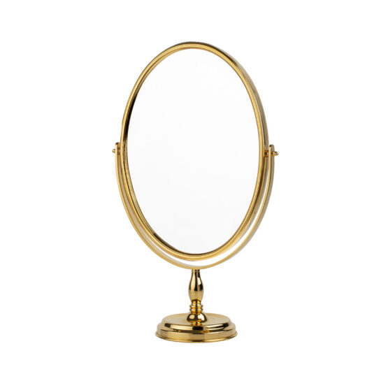 Luxus Standspiegel aus Messing in Gold aus der Serie FS01 von Cristal & Bronze