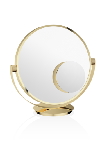 Brass Table Mirror in Gold by Decor Walther from the Club series