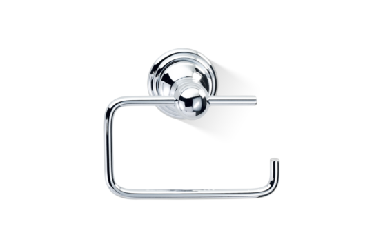 Brass Toilet Roll Holder in Chrome by Decor Walther from the Classic series