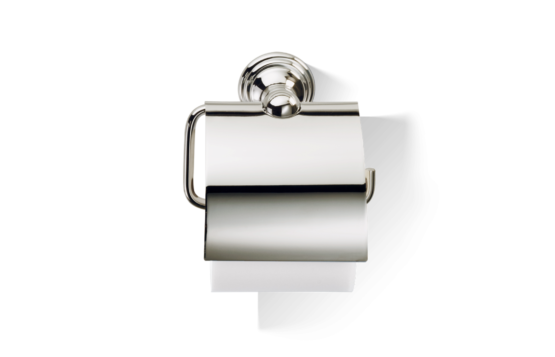 Brass Toilet Roll Holder in Nickel polished by Decor Walther from the Classic series