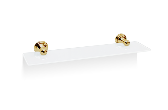 Brass and Glass Glass Shelf in Gold by Decor Walther from the Classic series