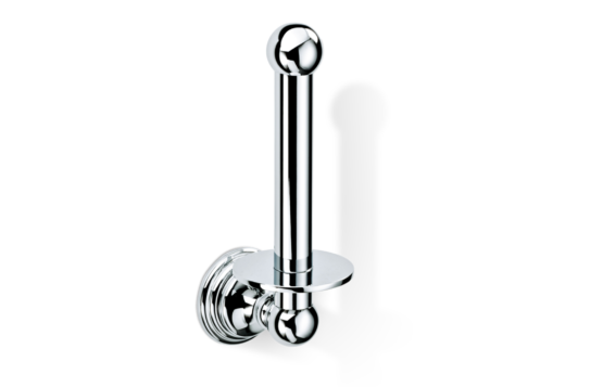 Brass Spare Toilet Roll Holder in Chrome by Decor Walther from the Classic series