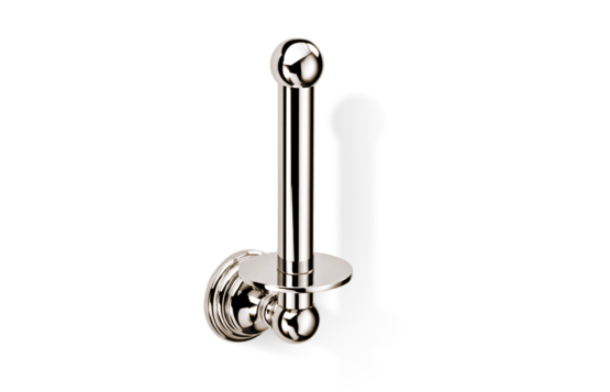 Brass Spare Toilet Roll Holder in Nickel polished by Decor Walther from the Classic series