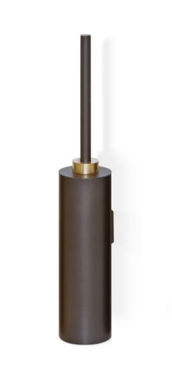 Brass Toilet Brush Holder in Dark bronze and Gold matt by Decor Walther from the Century series