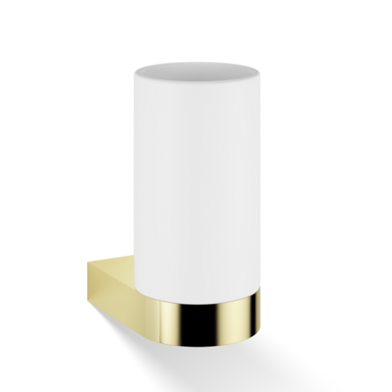 Brass and Solid surface Wall Mounted Tumbler in Gold by Decor Walther from the Century series