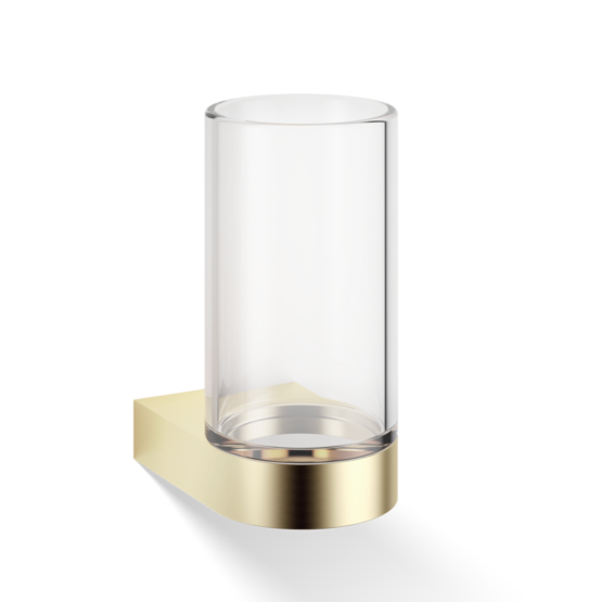 Wandmundglas aus Messing und Kristallglas in Gold matt von Decor Walther aus der Serie Century