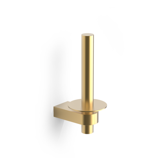 Brass Spare Toilet Roll Holder in Gold matt by Decor Walther from the Century series
