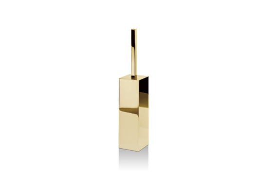 WC-Bürstengarnitur aus Messing in Gold von Decor Walther aus der Serie Cube