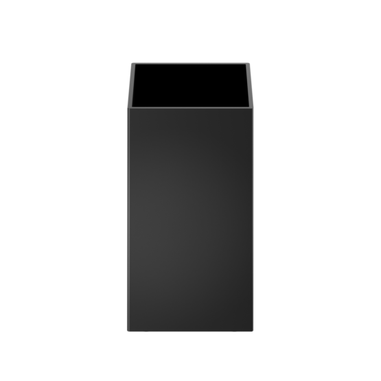 Zahnputzbecher aus Messing in Schwarz matt von Decor Walther aus der Serie Cube