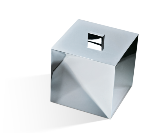 Aufbewahrungsbox aus Messing in Chrom von Decor Walther aus der Serie Cube