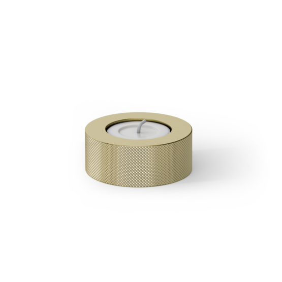 Brass Tealight Holder in Brass matt by Decor Walther from the Club series