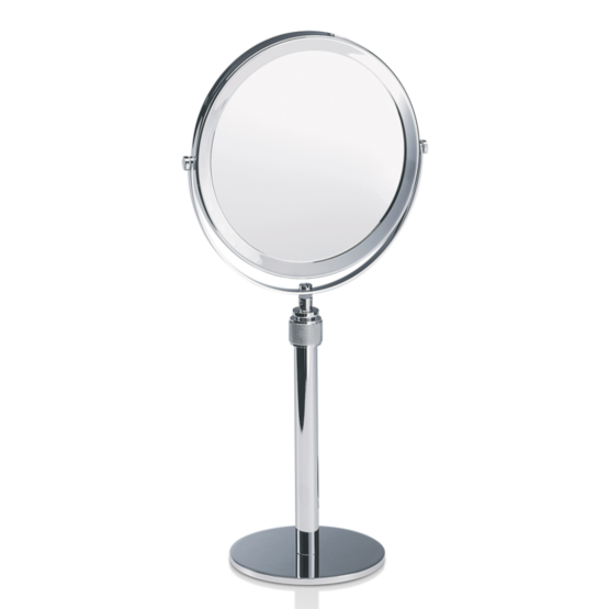 Brass Makeup Mirror in Chrome by Decor Walther from the Club series