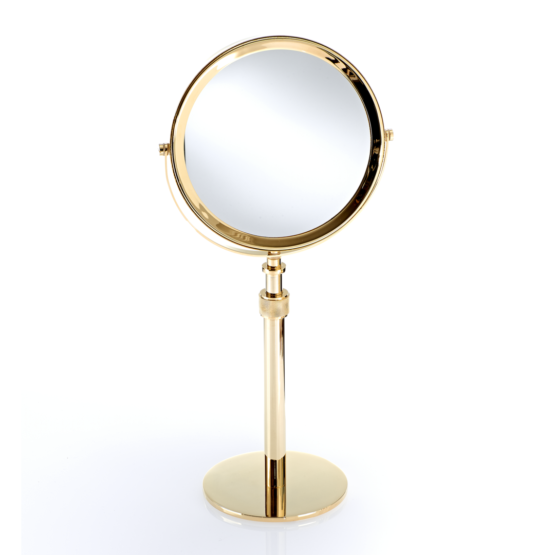 Brass Makeup Mirror in Gold by Decor Walther from the Club series