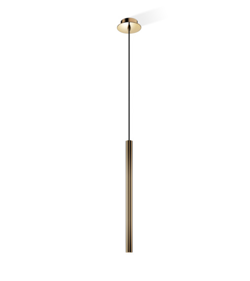 Brass LED Pendant Light in Brass polished from the bathroom lighting by Decor Walther