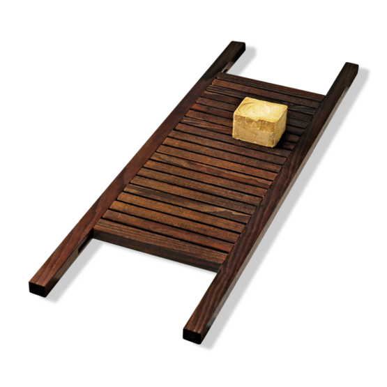 Bathtub Tray made of Wood in Dark by Decor Walther